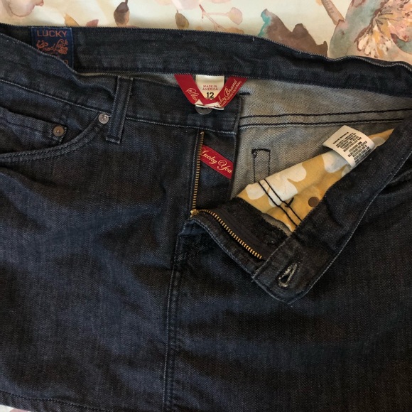EUC Lucky Brand Jean Skirt - Picture 2 of 6